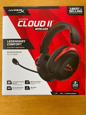 NEW | HyperX | Cloud II WIRELESS Gaming Headset for PC, PS5, and Xbox - Image 1 of 2