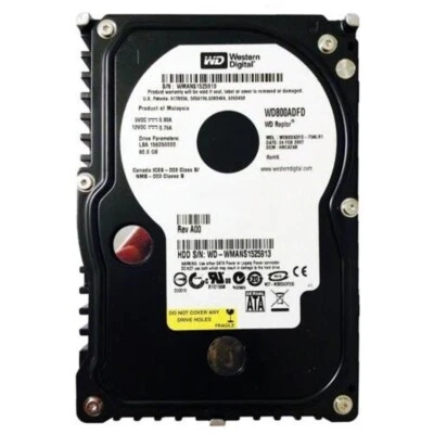 Western Digital Raptor 80GB 10K SATA DRIVE - WD800ADFD - Image 1 of 2