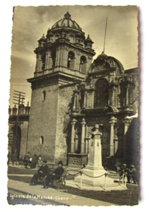 RARE POSTCARD FROM MARTIN CHAMBI "IGLESIA DE LA MERCED " CUZCO - Picture 1 of 4