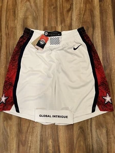 Team USA Basketball Nike 2024 Summer Olympic Paris Swingman Shorts White Size XL - Picture 1 of 6