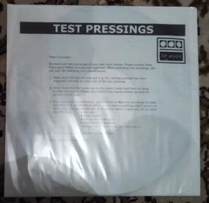 DEMDIKE STARE -Testpressing 004- Limited Edition Green Vinyl 12" Single + Insert - Picture 1 of 5