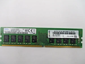 Samsung 16GB 2Rx8 PC4-2666V-EE1-11 ECC Server Memory M391A2K43BB1-CTDQ Tested - Picture 1 of 3
