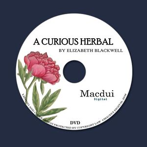 A Curious Herbal 1737-39 by Elizabeth Blackwell 2 Pdf E-books on 1Data DVD Herbs