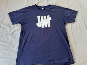 Undefeated UNDFTF T Shirt Mens L Navy Blue Athletic Goods Streetwear - Picture 1 of 14