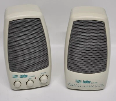 Vintage Computer Parts: Used Labtec LCS-150 Computer Speaker System - Image 1 of 2