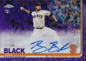 2019 Topps Chrome Rookie Auto Purple Refractor #RA-RB - Ray Black [147/250] - Picture 1 of 4