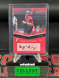 2024 BRADY LICHTENBERG 88/90 AUTO ON-CARD ONIT RC FOOTBALL S-6 CINCINNATI *CCB* - Picture 1 of 2