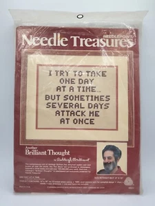 Kit de aguja vintage Needle Treasures 06531 pensamiento brillante kitsch de un día - Imagen 1 de 2