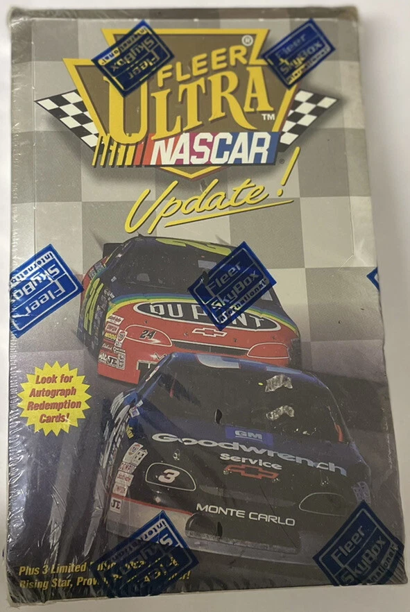 1996 Fleer Ultra Update NASCAR Racing Hobby Box Factory Sealed 24 Pack HTF - Image 1 of 4