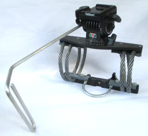 Kamera Stabilisator Anti-Vibrations Isolator & Velbon Fluid Schwenkkopf für Video & Film - Bild 1 von 4