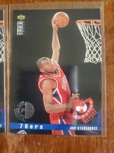 1995-96 Collector's Choice #340 Jerry Stackhouse Platinum Player's Club RC MINT - Picture 1 of 3