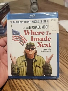 🟣Where to Invade Next (Blu-ray, 2015) Michael Moore. New. Free Shipping!  - Bild 1 von 9