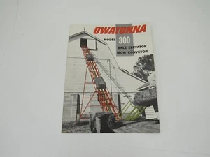 Owatonna Model 300 Bale Elevator Mow Conveyor Literature Brochure - Picture 1 of 3