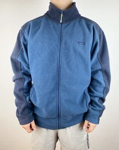 regatta fleece Men’s Size Large Outdoors Gorpcore Zip Up Chunky Knit Christmas - Picture 1 of 5