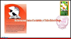2081 MEXICO 1998 DAY AGAINST DRUGS, BIRDS, ANTI DROGS, HEALTH, MI# 2701, FDC - Picture 1 of 2