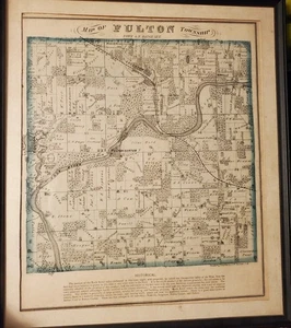 1873 Map of Fulton Township Wisconsin - Picture 1 of 13