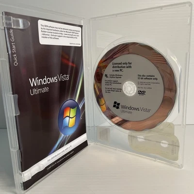 Microsoft Windows Vista Ultimate 32-Bit OEM Builder Pack - Image 1 of 4