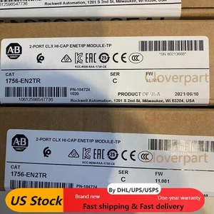 New Factory Sealed Allen Bradley 1756-EN2TR SER C ControlLogix PLC Module - Picture 1 of 4