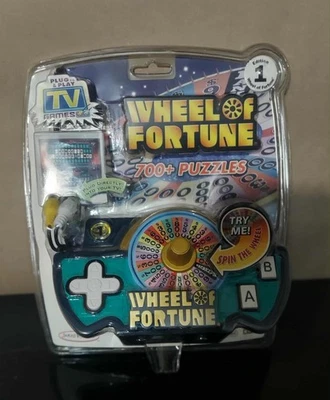 Vintage Wheel Of Fortune Plug N Play TV Game, Jakks Pacific, 2006 First Edition - Image 1 of 2