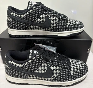 Nike x Harris Tweed Dunk Low Black/White EU 42 / US 8,5 - Bild 1 von 6