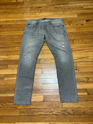 Polo Ralph Lauren Mens Sullivan Slim Jeans Size 38x32 Gray Stretch Denim Pants - Image 1 of 4