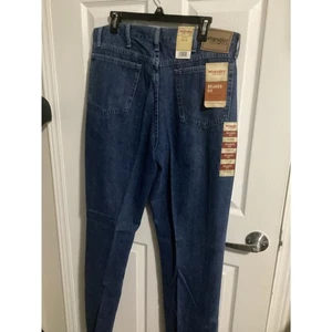 NUEVO WRANGLER 36 x 34 Vaqueros Azul Calce Relajado 100% ALGODÓN 5 ESTRELLAS PREMIUM Hombre NUEVO CON ETIQUETAS - Imagen 1 de 1