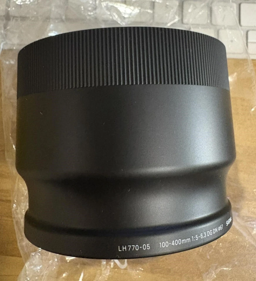 Новый оригинальный объектив бленда абажур 67 мм LH770-05 для Sigma 100-400 мм f/5-6.3 DG DN OS - Изображение 1 из 1