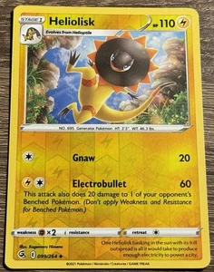 Heliolisk Reverse Holo Uncommon SWSH08: Fusion Strike 099/264 NM/M (L) - Bild 1 von 2