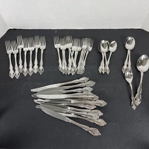 Oneida Community Edelstahl Brahms 40 Stück Konvolut Gabeln Messer Löffel - Bild 1 von 6