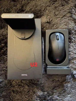 BenQ Zowie U2 Wireless Gaming Mouse Black Used/Tested - Image 1 of 4