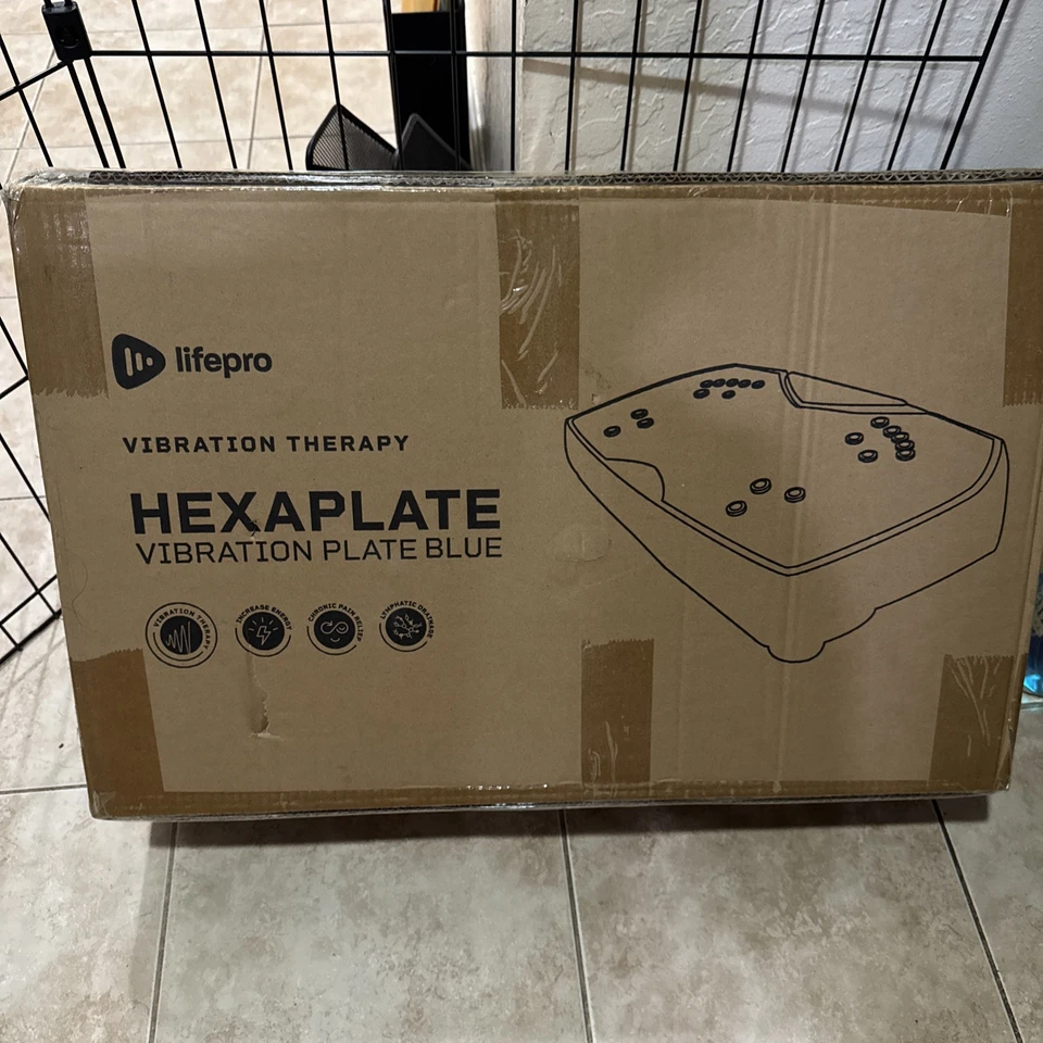 Lifepro Vibration Therapy Hexaplate Vibration Plate Blue - Image 1 of 1