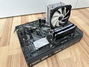 i5 8600k + Asus Prime Z370-P + 16GB RAM mit CPU Kühler - Bild 1 von 5