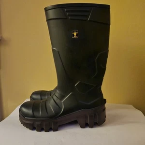 Botas de Trabajo Hombre Algodón Goma, Impermeables, Tacón Definido Grande Punada Profunda Puntera de Acero - Imagen 1 de 11