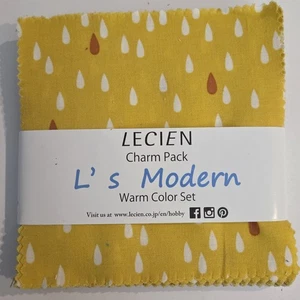 Confezione Charm 5" - LECIEN di L's Modern, Colore Caldo Set 42 Pezzi Tessuto Trapuntato - Foto 1 di 7