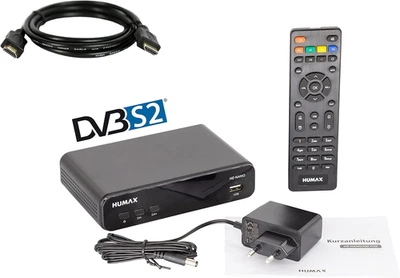 Humax - Ricevitore Satellitare Digitale HD Nano 1080P DVB-S/S2 HDMI SCART, 12V R - Immagine 1 di 4