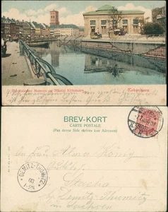 Postcard Kopenhagen København Thorvaldsens Museum - Straße 1903 - Picture 1 of 3