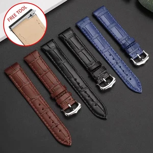 Rindsleder Armband für Cartier Santos Dumont WSSA0022 W2SA0011 Schnellverschluss 17,5 mm - Bild 1 von 30