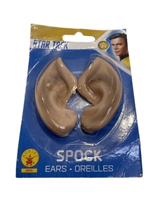 Rubies Spock Ears Star Trek Costume Cosplay LARP Pointed Ears Elf Vulcan #8904 - Picture 1 of 6