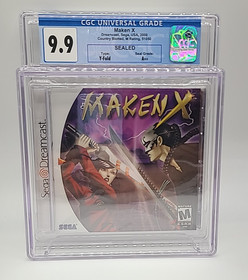 Maken X CGC 9.9 A++ Sega Dreamcast Graded Sealed Not WATA, VGA, PSA