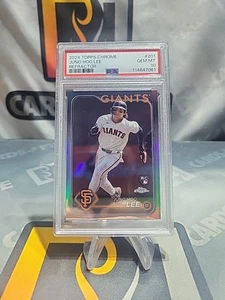 2024 Topps Chrome - #201 - Jung-Hoo Lee Refractor - PSA 10 SF Giants - Picture 1 of 3