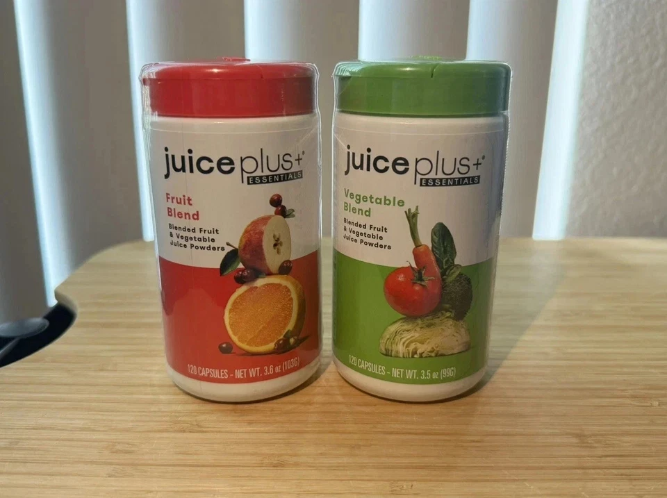 Juice Plus + 2 Pack, Omega Blend 240 Capsules, 4 Month Supply, Exp 4/2027 - Image 1 of 4