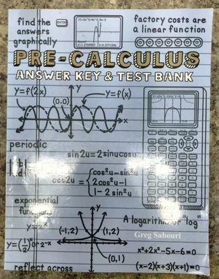 Teaching Textbooks Pre-Calculus Answer Key & Test Bank @2007 - Image 1 of 4