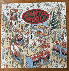 Vintage SANTA WORLD Springbok 500 Piece Jigsaw Puzzle ZXS4809 1995 COMPLETE - Picture 1 of 11