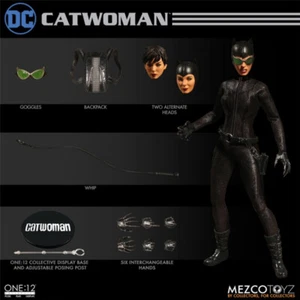 Figura de acción Mezco One:12 DC Comic Cat Woman 1/12th 6 in. Lo último juguete nuevo en stock - Imagen 1 de 9