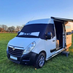 Verdunkelungsrollo NV400 Movano Renault Master 2010+ Displayabdeckung Wrap Vorhang Augen - Bild 1 von 6