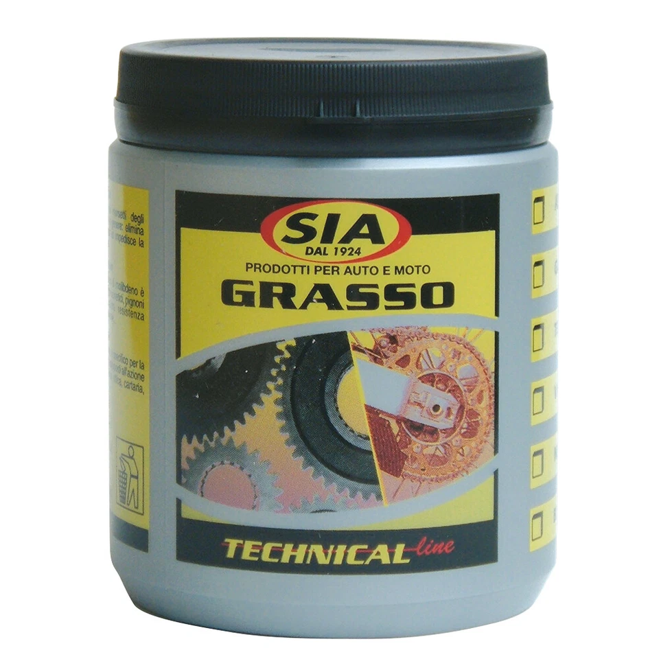 Grasso per cuscinetti e Giunti al Litio sia Lubrificante Rosso Sfere Snodi 1kg