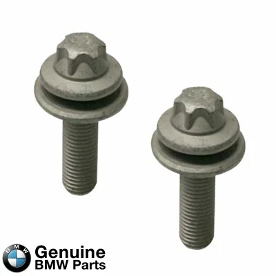 2 - Front or Rear Caliper Mounting Bolts Select 2007-21 BMW i3 i3s i8 X5 X6 OE - Image 1 of 4