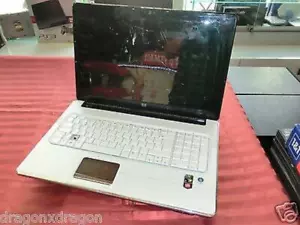 HP Pavilion DV7 Moonlight White, ohne HDD & RAM, Displayschaden - Bild 1 von 1
