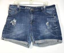 Cesttoi Jeans 2XL Blue Denim Shorts Distressed