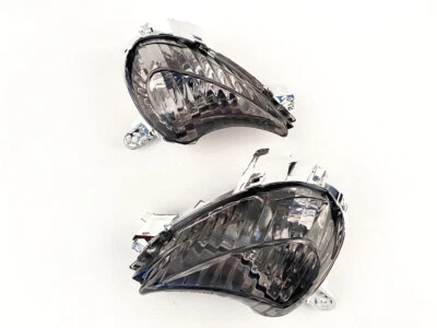 Lente indicadora de señal de giro delantera para Suzuki Hayabusa 2008-2016 GSXR1300 Smoke Foto 1 de 4
